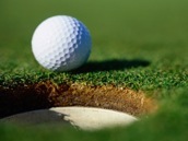 Golf Ball at Hole